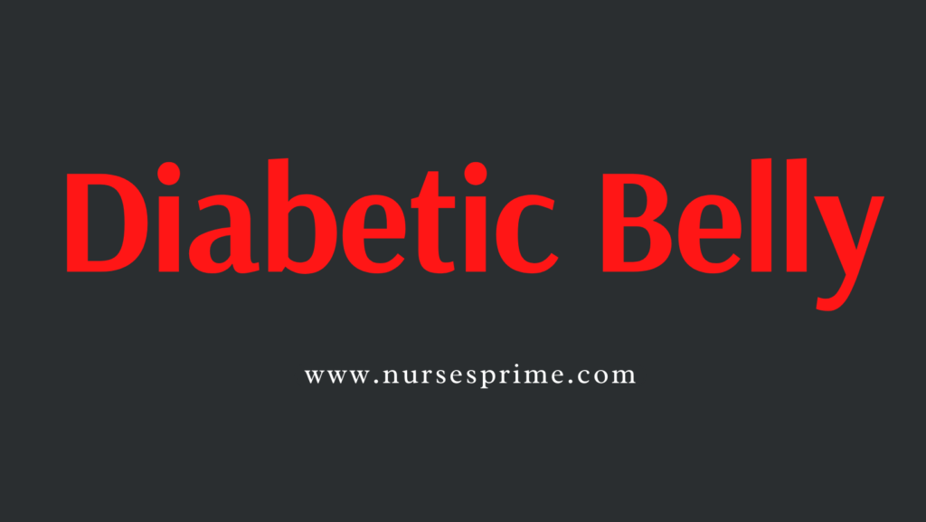 Diabetic Belly - In Those Living with Diabetes