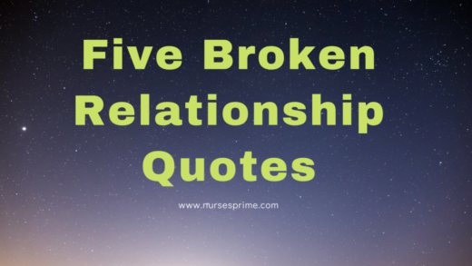 Five Broken Relationship Quotes