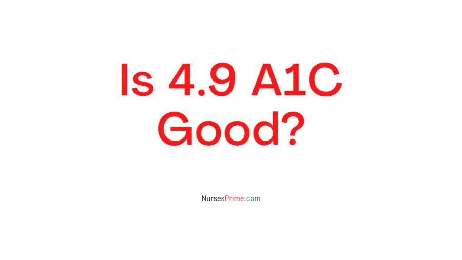 Is 4.9 A1C Good?