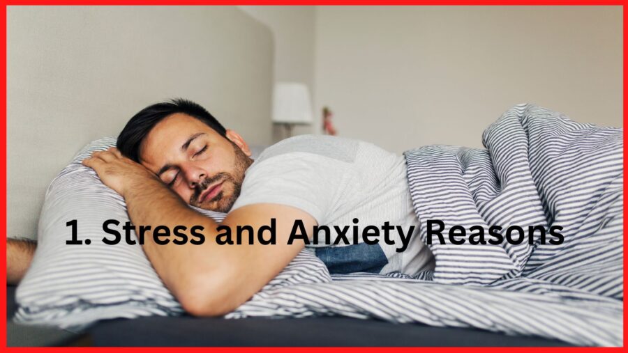 Stress and anxiety reasons of why you're not sleeping through the night