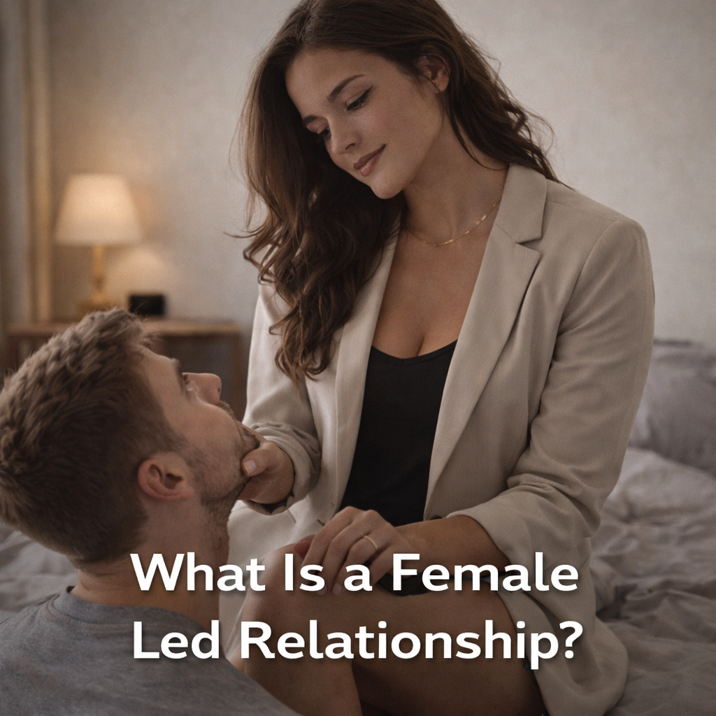 example of a female led relationship where the woman leads relationship decisions and dynamics.